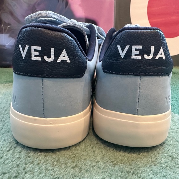 Veja NEARLY NEW Campo special edition nubuck steel náutico leather low top -8 - Picture 8 of 16